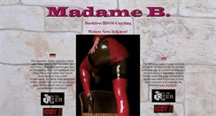 Desktop Screenshot of madame-b.net